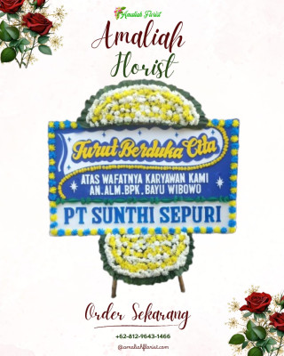 Papan Bunga Duka di Martimbang