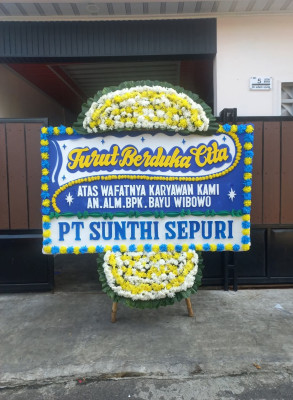 Papan Bunga Duka di Martimbang